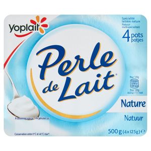 Yoplait Brassé Nature 0 % 125 g x 4 